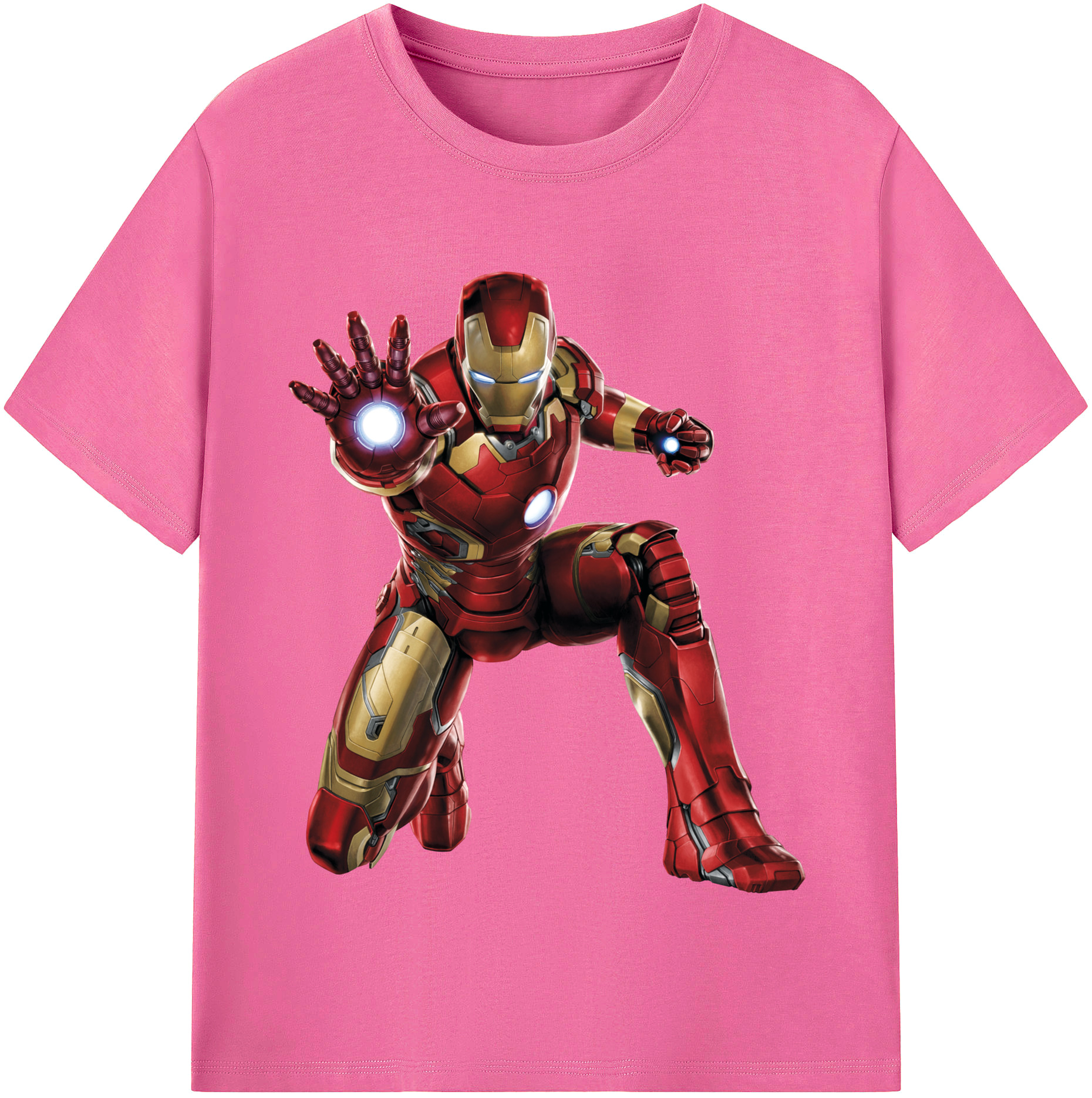 （画像用） アベンジャーズ The Avengers レディースカジュアルプリントTシャツ（綿100％）
